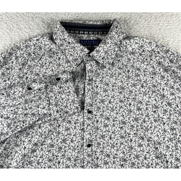 Other - Diffusion by Joseph's Cloak Men's Floral Button Up Dress Shirt Size 2XL